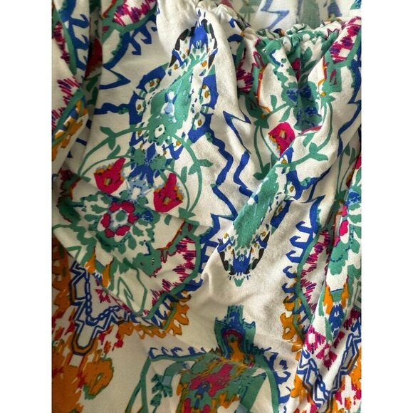 Christian Siriano women’s size medium abstract colorful blouse - Picture 4 of 7